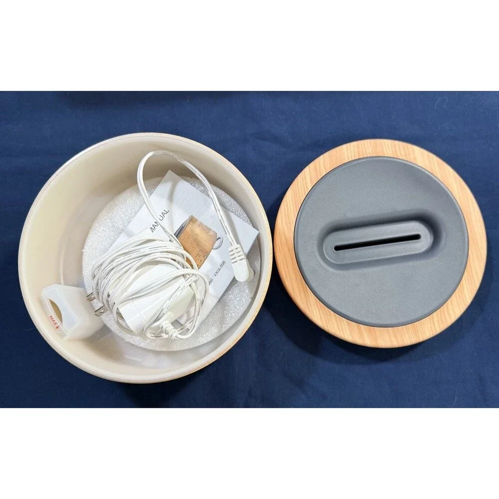 Essential Oil Diffuser for Home: 500ML Aroma Diffuser with Fireplace Flame Light